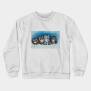 The Beauty Chorus by Louis Wain Crewneck Sweatshirt